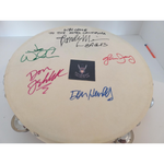 Load image into Gallery viewer, Don Henley, Joe Walsh, Glenn Frey, Randy Meisner, Don Felder, the Eagles 14-in tambourine signed with proof

