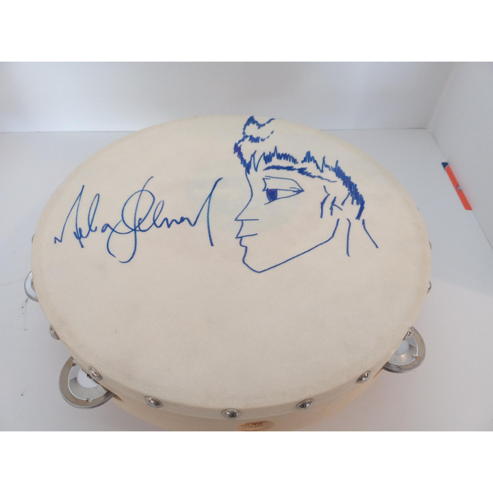 Michael Jackson 14-in tambourine with one of a kind sketch and signed with proof