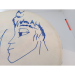 Load image into Gallery viewer, Michael Jackson 14-in tambourine with one of a kind sketch and signed with proof
