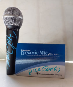 Rick James Super Freak microphone signed with proof
