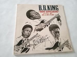 Riley B.B. King LP signed with proof