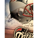Load image into Gallery viewer, New England Patriots Tom Brady West Welker Randy Moss Bill Belichick Dante Stallworth 8x10 photo signed
