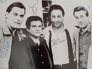 Goodfellas Ray Liotta, Robert De Niro, Joe Pesci, Martin Scorsese 24x30 photo signed with proof