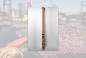 St. Louis Cardinals 2011 World Series Signature Art Bat