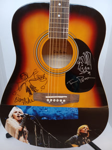 Stevie Nicks and Tom Petty one of a kind guitar signed and sketched with proof
