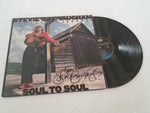 Load image into Gallery viewer, Stevie Ray Vaughan &#39;Soul to Soul&#39; LP album signed with proof
