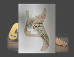 Load image into Gallery viewer, Stevie Ray Vaughan, Johnny Winter, Albert King, Albert Collins guitar pickguard signed with proof
