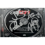 Load image into Gallery viewer, Gene Simmons Ace freely Peter Chris Paul Stanley kiss dual signed CD with proof
