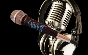 Ted Nugent signed microphone
