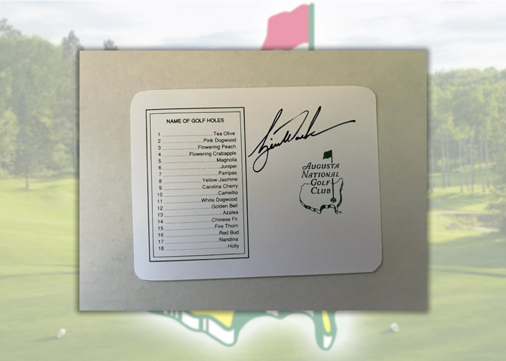 Golf Scorecards Awesome Artifacts