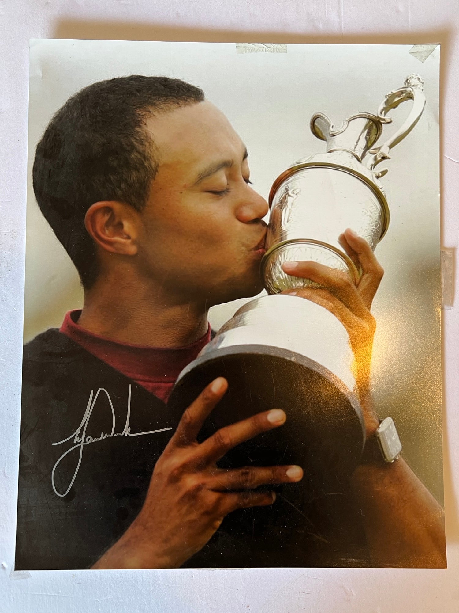 Tiger Woods Open 2000 16x20 photo signed with proof