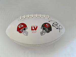 Tom Brady Autographed Super Bowl LV Official NFL Duke Football