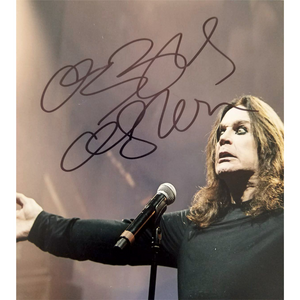 Ozzy Osbourne Black Sabbath 8x10 photo signed with proof