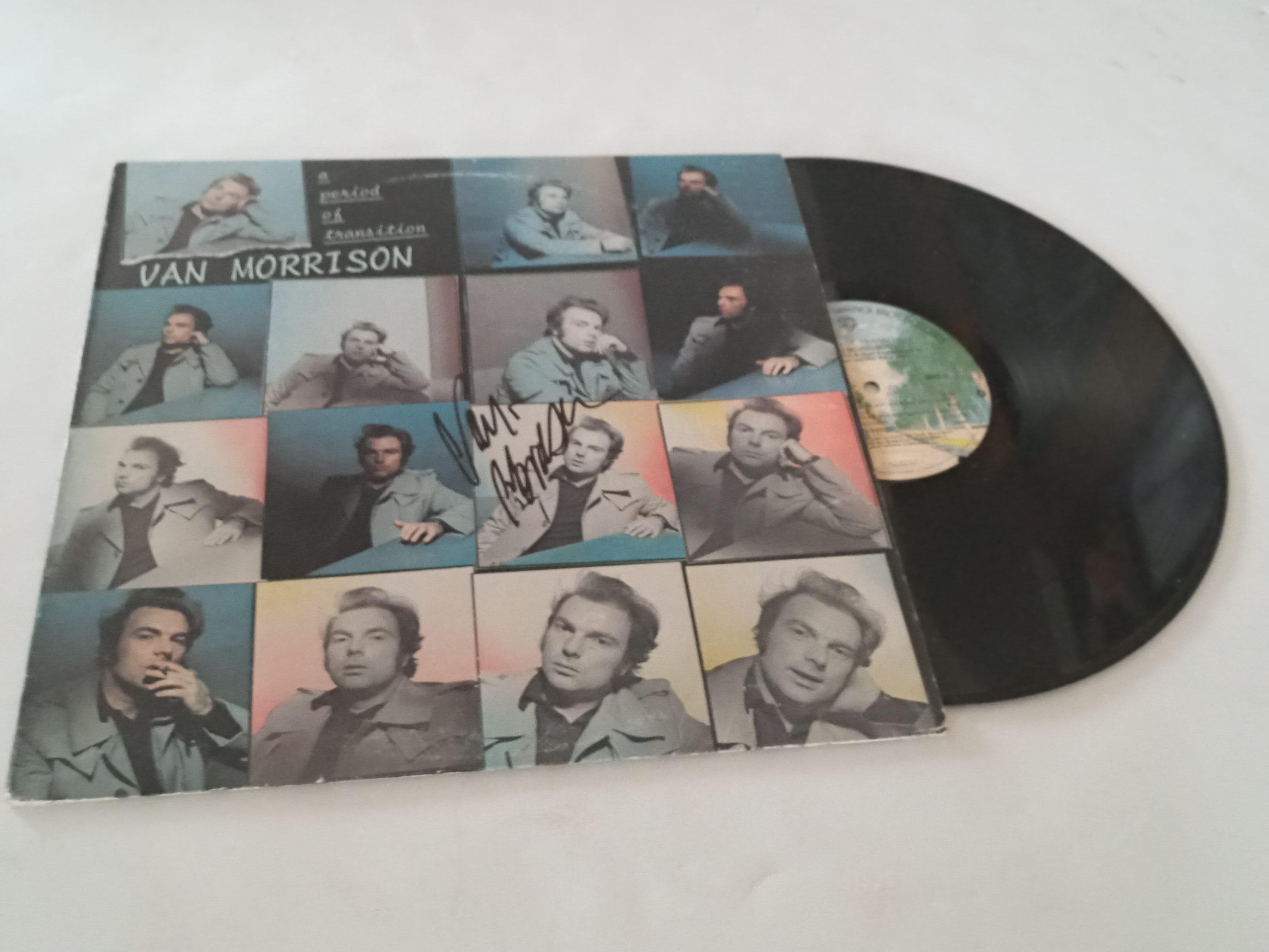 Van Morrison LP signed with proof