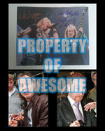 Load image into Gallery viewer, W. Axl Rose and Angus Young 8 x 10 photo signed with proof
