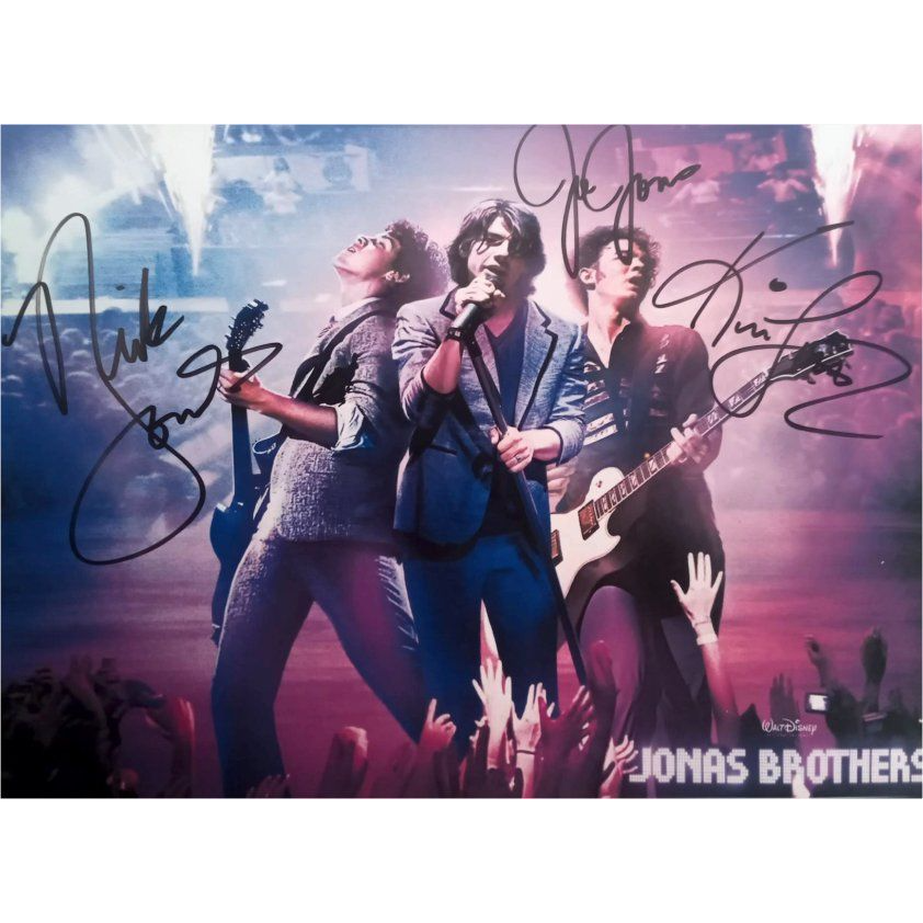 The Jonas Brothers 8x10 photo signed