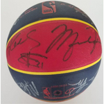 Load image into Gallery viewer, Michael Jordan Kobe Bryant Dwyane Wade Allen Iverson 2007 NBA All-Star game limited edition ball signed
