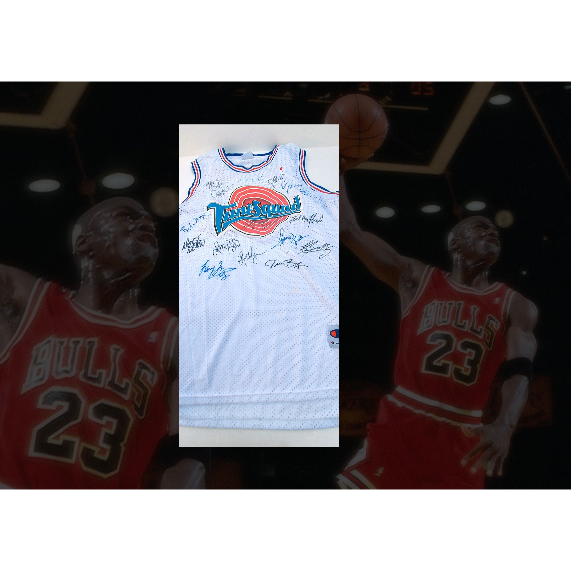 Michael Jordan Space Jam authentic jersey signed with proof