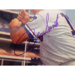 Ron Santo Chicago Cubs 8 by 10 signed photo