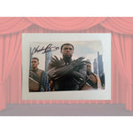 Load image into Gallery viewer, Chadwick Boseman Black Panther 5 x 7 photo sign with proof
