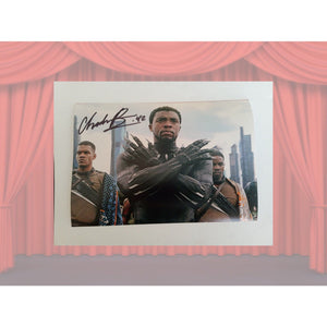 Chadwick Boseman Black Panther 5 x 7 photo sign with proof