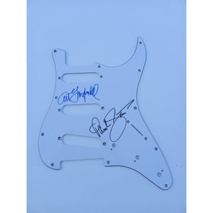 Paul Simon and Art Garfunkel electric guitar pickguard signed