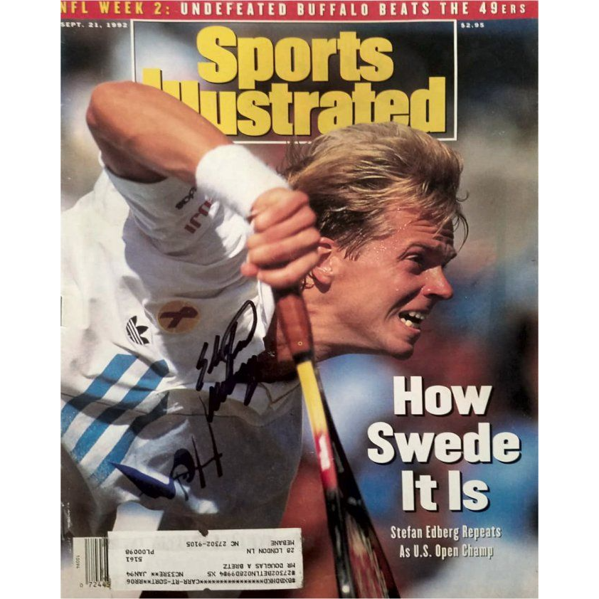 Stefan Edberg Autogrammkarte Original Signiert Tennis + A 245845 Stefan Edberg Autogrammkarte Original Signiert Tennis + A 245845