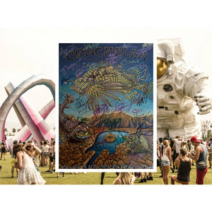 2013 Coachella Festival Jurassic 5 Modest Mouse New Order 2 Chainz Violent Femmes Red Hot Chili Peppers Wu-Tang 16x20 signed