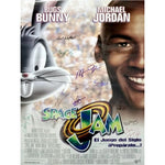 Load image into Gallery viewer, Space Jam Michael Jordan Charles Barkley Bill Murray Larry Bird 24x36 original movie poster signed with proof

