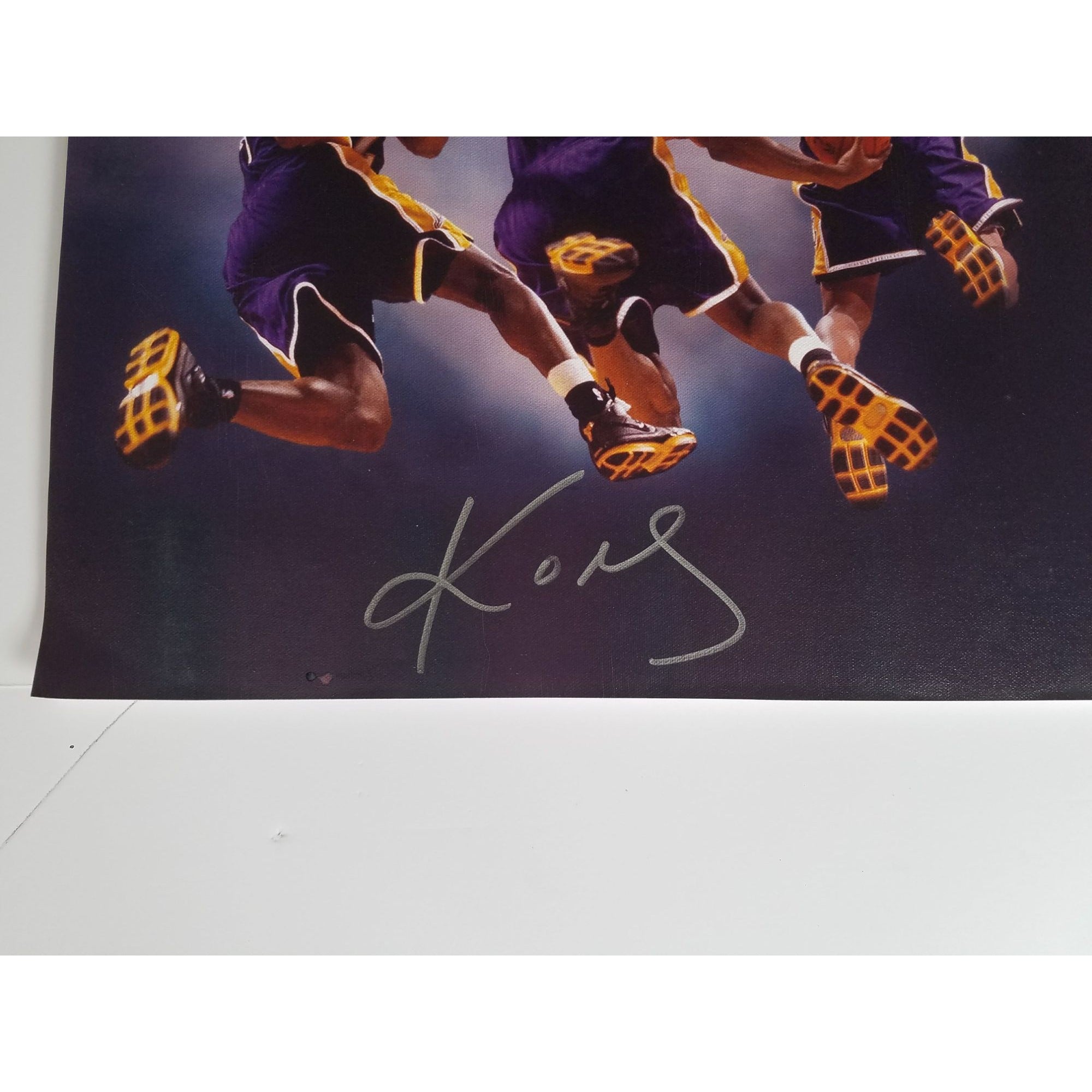 Kobe Bryant 16x20 mounted photo signed with proof