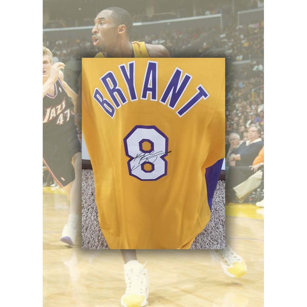 Kobe Bryant Los Angeles Lakers vintage #8 jersey signed with proof –  Awesome Artifacts