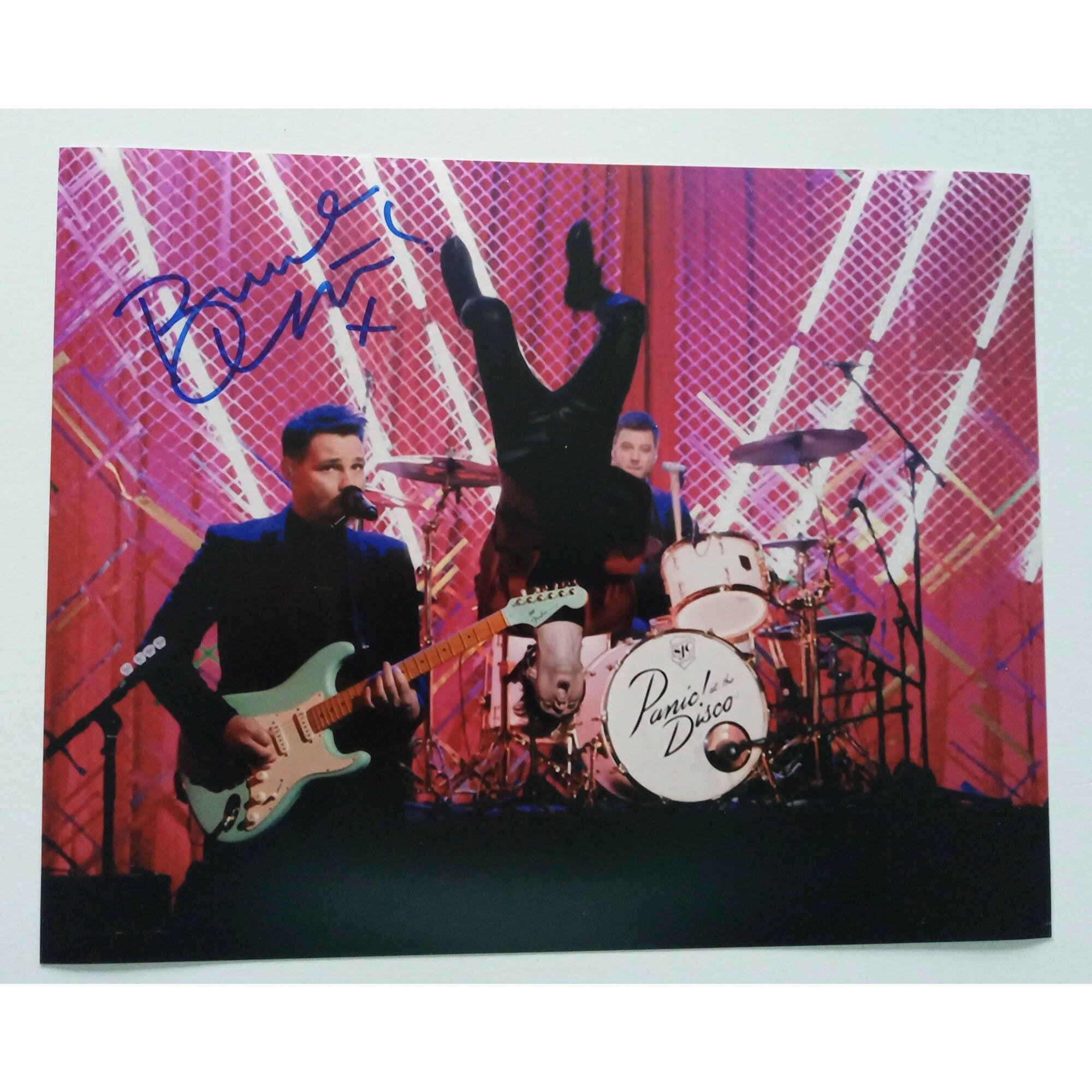 Panic at the Disco Brendon Urie 8 by 10 signed photo with proof