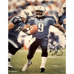 Steve McNair Tennessee Titans 8x10 photo signed