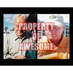 Load image into Gallery viewer, Jack Nicklaus and Arnold Palmer signed and inscribed Masters pin flag with proof
