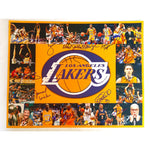 Load image into Gallery viewer, Los Angeles Lakers Kobe Bryant, Jerry West, Elgin Baylor, Shaquille O&#39;Neal Magic Johnson 16 x 20 signed with proof
