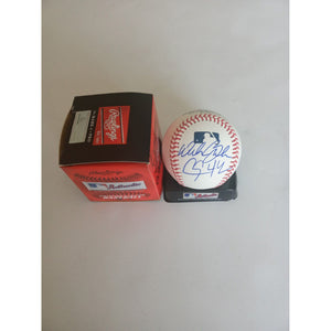 Los Angeles Dodgers Walker Buehler and Clayton Kershaw MLB signed baseball signed with proof