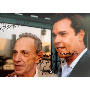 Henry Hill and Ray Liotta Goodfellas 5 x 7 photo signed with proof