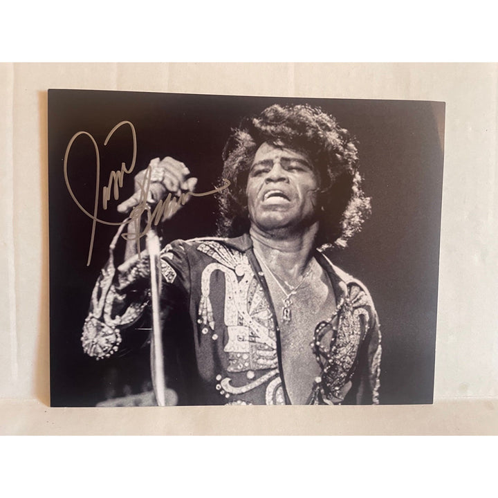 James Brown The Godfather of Soul 8x10 photo signed with proof