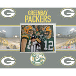Load image into Gallery viewer, Green Bay Packers Aaron Rodgers and Jordy Nelson 8 by 10 signed photo with proof
