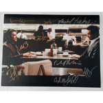 Load image into Gallery viewer, Heat cast signed 11 by 14 photo Michael Mann Ashley Judd Val Kilmer Al Pacino cast signed with proof

