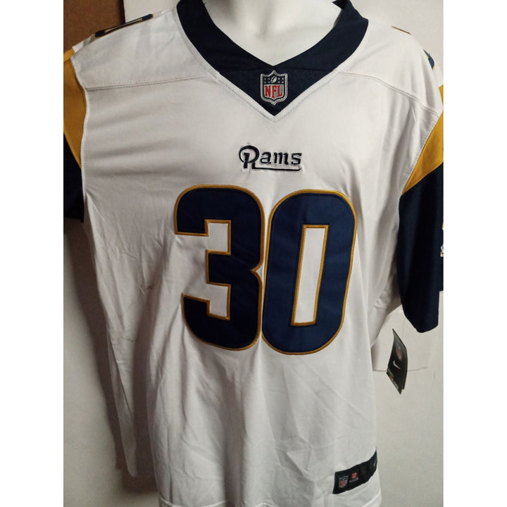 Todd Gurley Los Angeles Rams NFL MVP signed jersey - Awesome Artifacts 