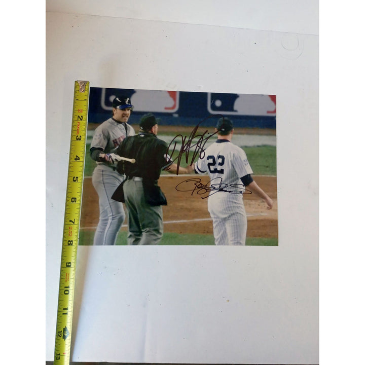 Mike Piazza and Roger Clemens 8 by 10 signed photo - Awesome Artifacts 