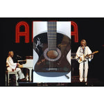 Load image into Gallery viewer, ABBA Anni-Frid Lyngstad Benny Anderson Bjorn Ulvaeus Agnetha Fältskog Zenni acoustic guitar signed with proof
