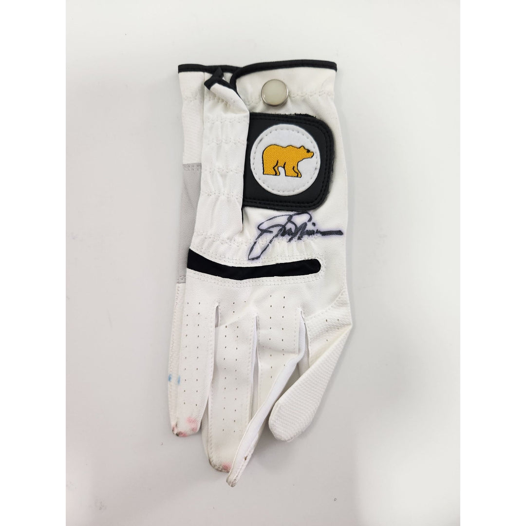 Jack Nicklaus the Golden Bear golf glove signed with proof