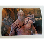 Load image into Gallery viewer, Dave Bautista Drax the Destroyer Guardians of the Galaxy 5 x 7 photo signed with proof
