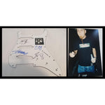 Load image into Gallery viewer, System of a Down Serj Tankian Daron Malakian Shavo Odadjian and John Dolmayan guitar pickguard signed with proof
