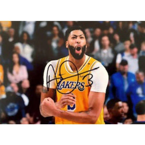 Anthony Davis Los Angeles Lakers 5 x 7 photo signed with proof