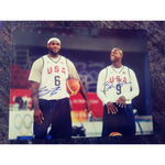 Load image into Gallery viewer, LeBron James and Dwyane Wade 11 by 14
