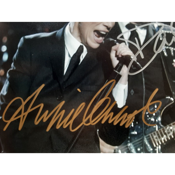 Annie Lennox and Dave Stewart Eurythmics 8 by 10 signed photo with proof