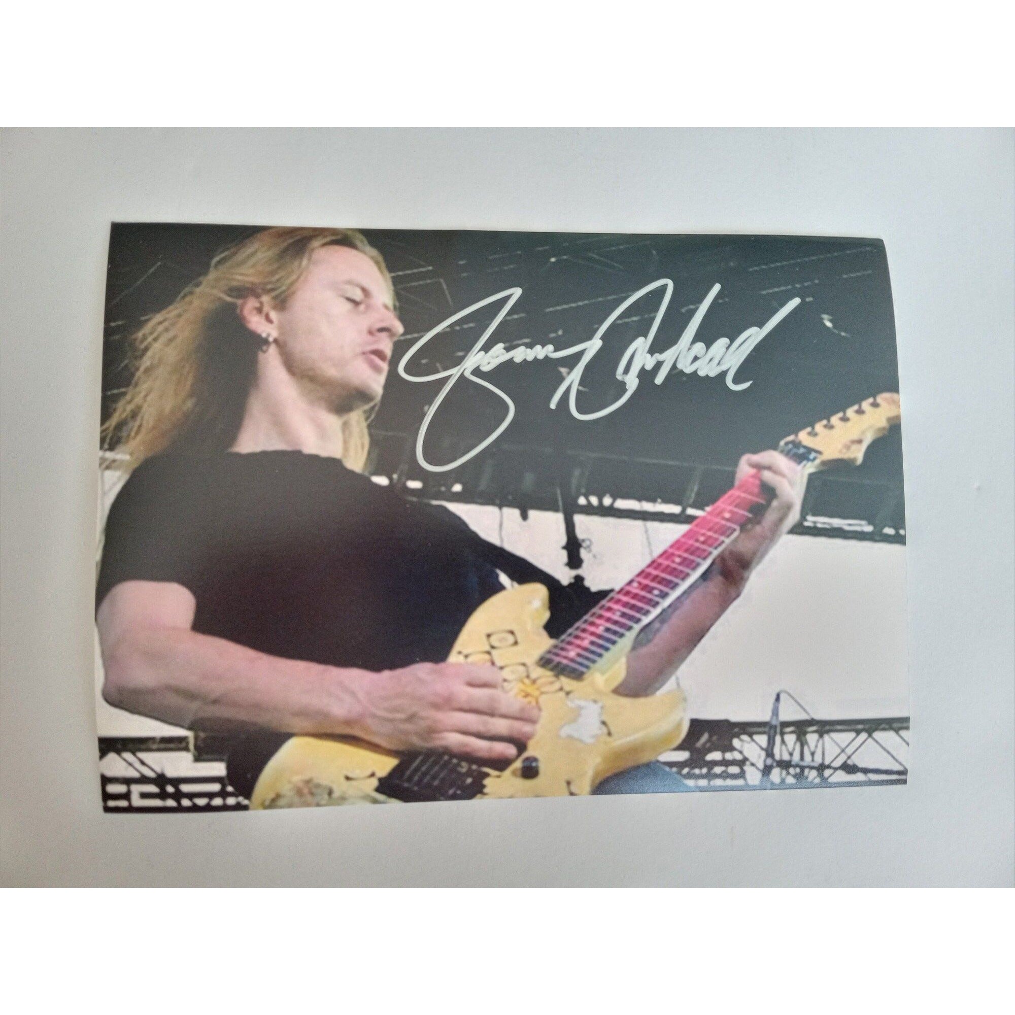 Jerry Cantrell 5 x 7 photo signed with proof